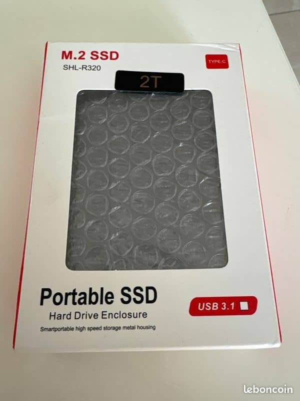Disque dur externe SSD 2TB