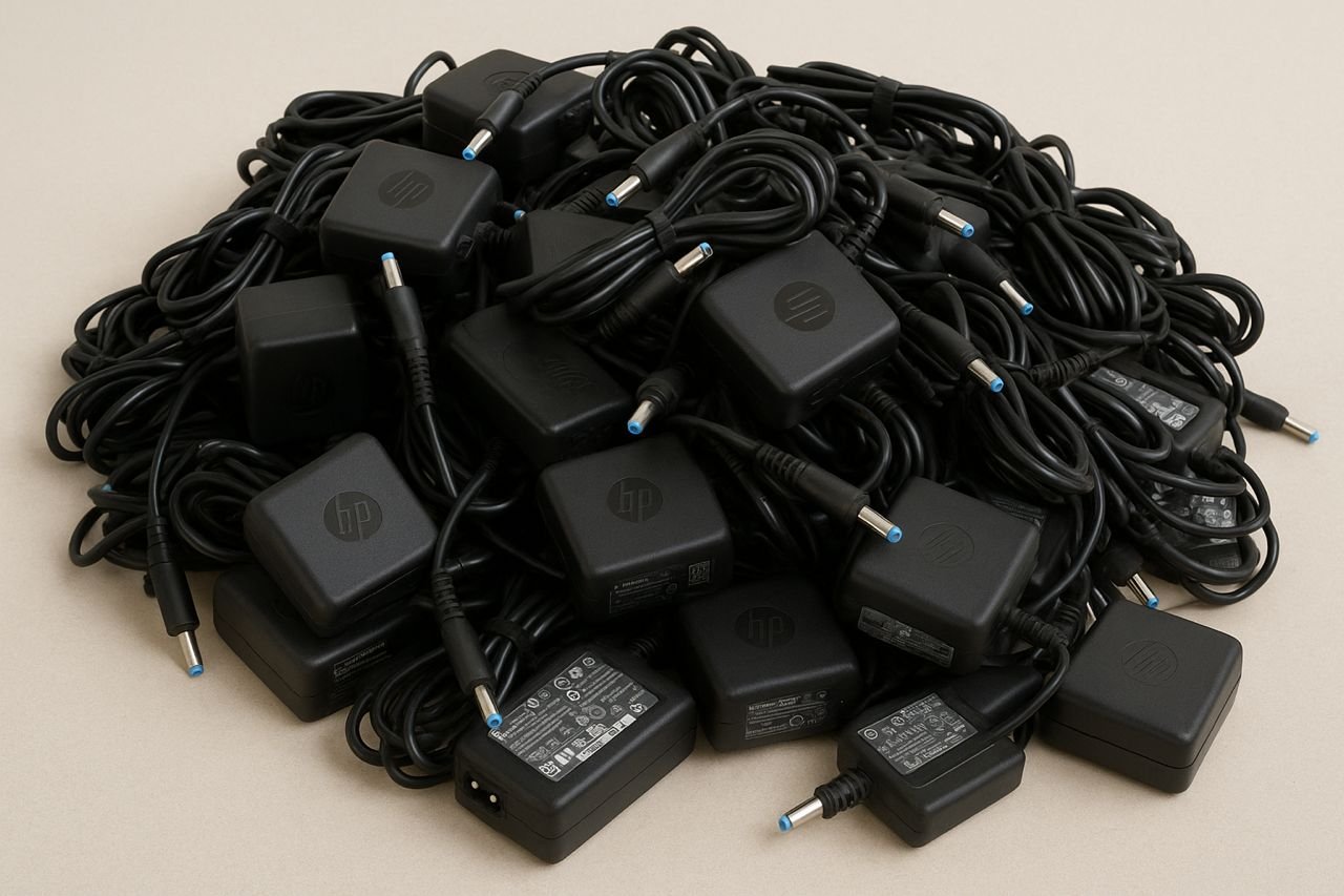 Chargeur hp bout bleu